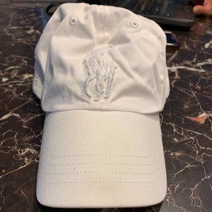 White Ralph Lauren Polo Hat